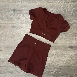 Bo+Tee short set